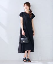 KS5GD09069 a.v.v(アー・ヴェ・ヴェ) フラップカゴショルダーバッグ ブラック