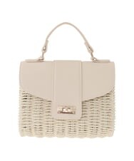 KS5GD09069 a.v.v(アー・ヴェ・ヴェ) フラップカゴショルダーバッグ ブラック