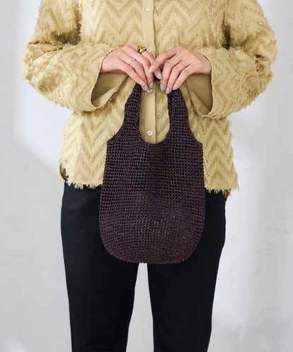 KS5GD11039 a.v.v ラメ編みミニバッグ