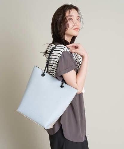 KS5GS33054  【雑誌InRed（宝島社）6月号掲載】バイカラートート