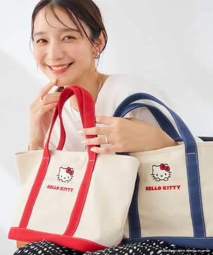 KS5ID21046 a.v.v HELLO KITTY 刺繍キャンバスバッグ