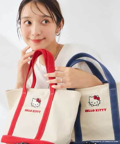 KS5ID21046 a.v.v HELLO KITTY 刺繍キャンバスバッグ