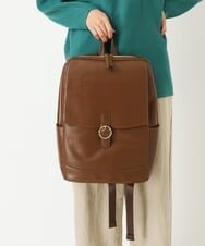 極美品✨ 板垣 リュック バックパック レザー ロック金具 ブラウン系emi