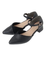 KS6AA11059 a.v.v(アー・ヴェ・ヴェ) セパレートパンプス ブラック