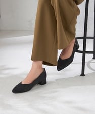 KS6AD02059 a.v.v(アー・ヴェ・ヴェ) ローカットセパレートフラットパンプス パープル