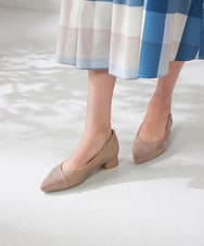 KS6AD02059 a.v.v(アー・ヴェ・ヴェ) ローカットセパレートフラットパンプス パープル
