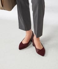 KS6AD02059 a.v.v(アー・ヴェ・ヴェ) ローカットセパレートフラットパンプス パープル