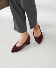 KS6AD02059 a.v.v(アー・ヴェ・ヴェ) ローカットセパレートフラットパンプス パープル