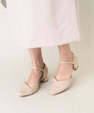 KS6AD09059 a.v.v(アー・ヴェ・ヴェ) セパレートパンプス ベージュ