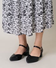 KS6AD09059 a.v.v(アー・ヴェ・ヴェ) セパレートパンプス ブラック