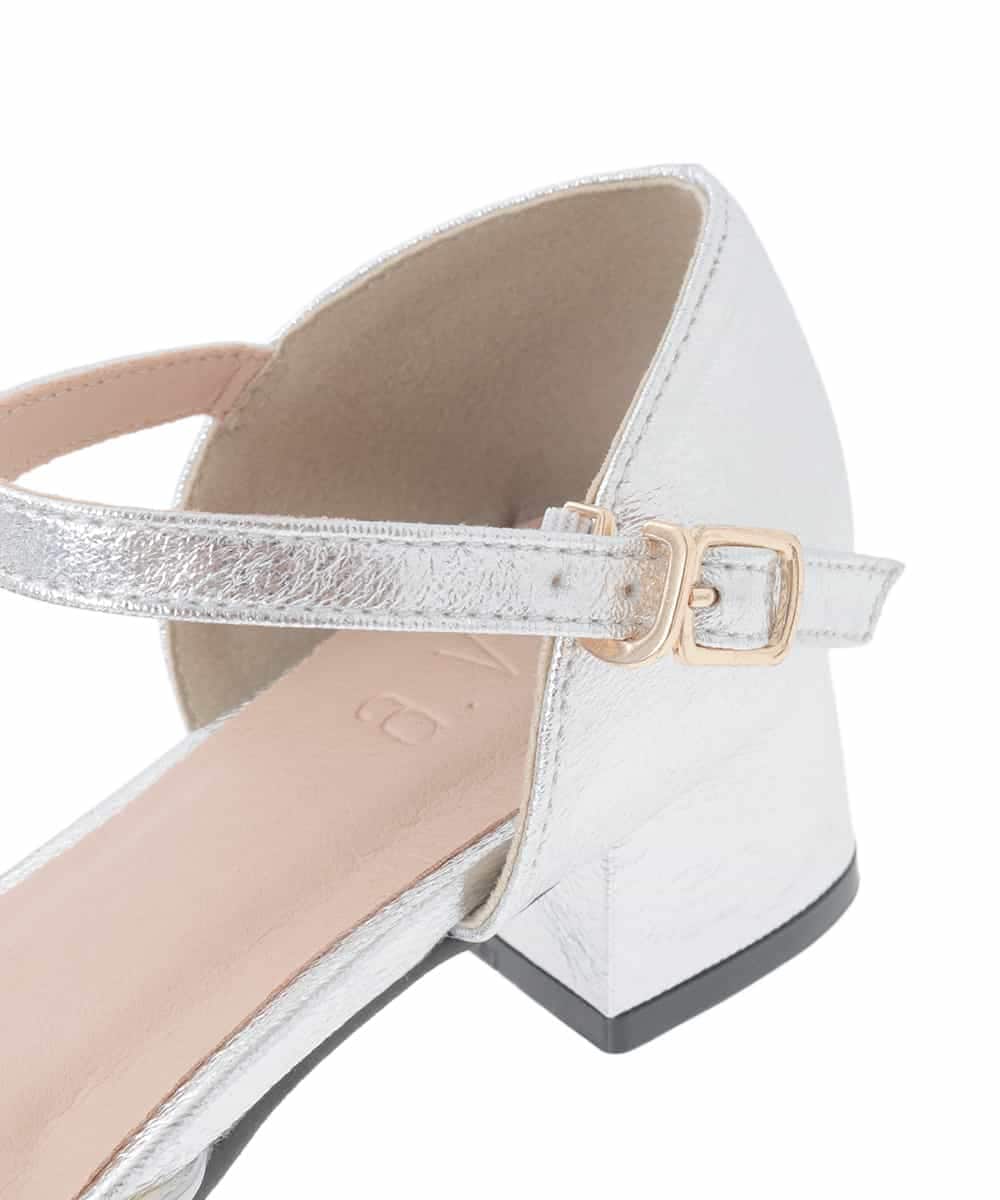 KS6AD09059 a.v.v(アー・ヴェ・ヴェ) セパレートパンプス シルバー