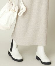 KS6AV13064 a.v.v(アー・ヴェ・ヴェ) サイドゴアブーツ アイボリー