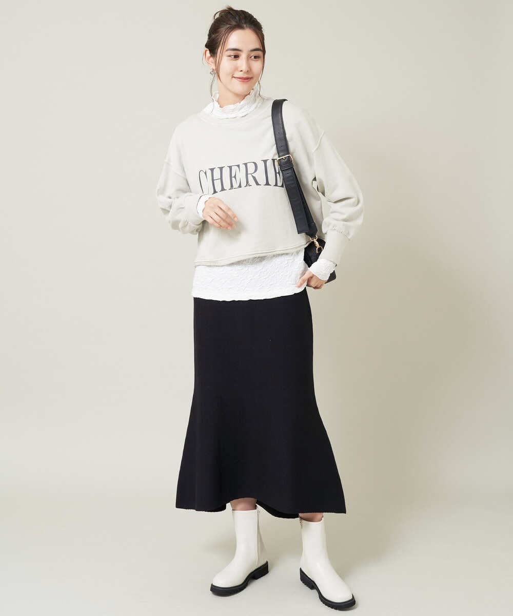 KS6AV13064 a.v.v(アー・ヴェ・ヴェ) サイドゴアブーツ アイボリー