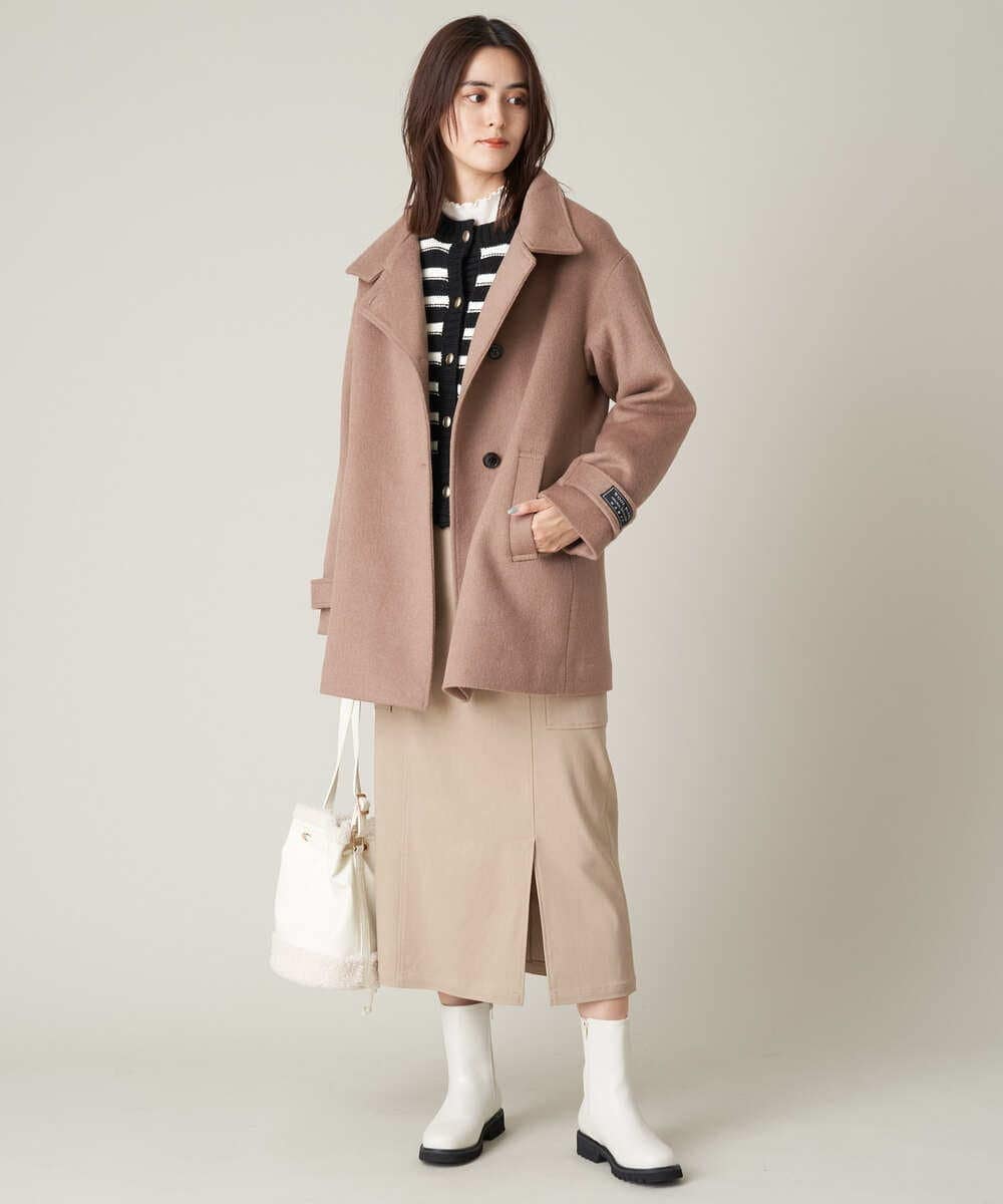 KS6AV13064 a.v.v(アー・ヴェ・ヴェ) サイドゴアブーツ アイボリー