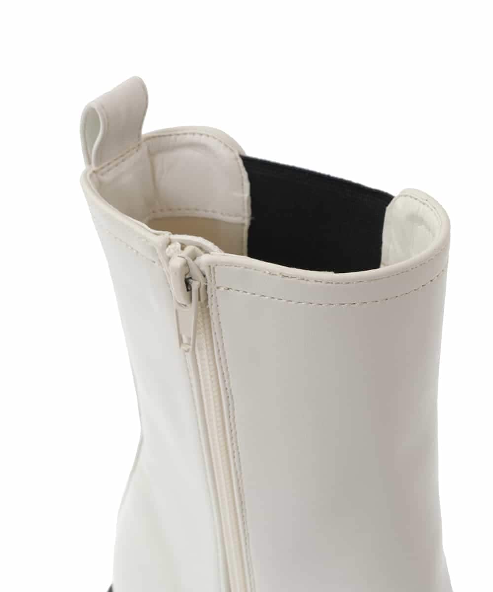 KS6AV13064 a.v.v(アー・ヴェ・ヴェ) サイドゴアブーツ アイボリー