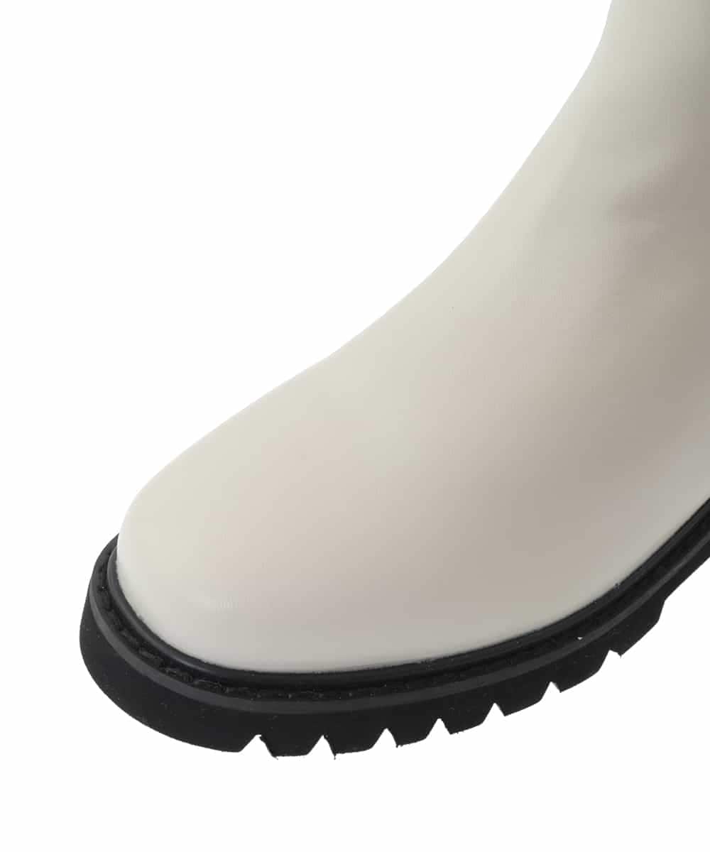 KS6AV13064 a.v.v(アー・ヴェ・ヴェ) サイドゴアブーツ アイボリー