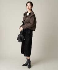 KS6AV21064 a.v.v(アー・ヴェ・ヴェ) ポインテッドトゥストレッチブーツ ベージュ