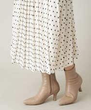 KS6AV21064 a.v.v(アー・ヴェ・ヴェ) ポインテッドトゥストレッチブーツ ベージュ