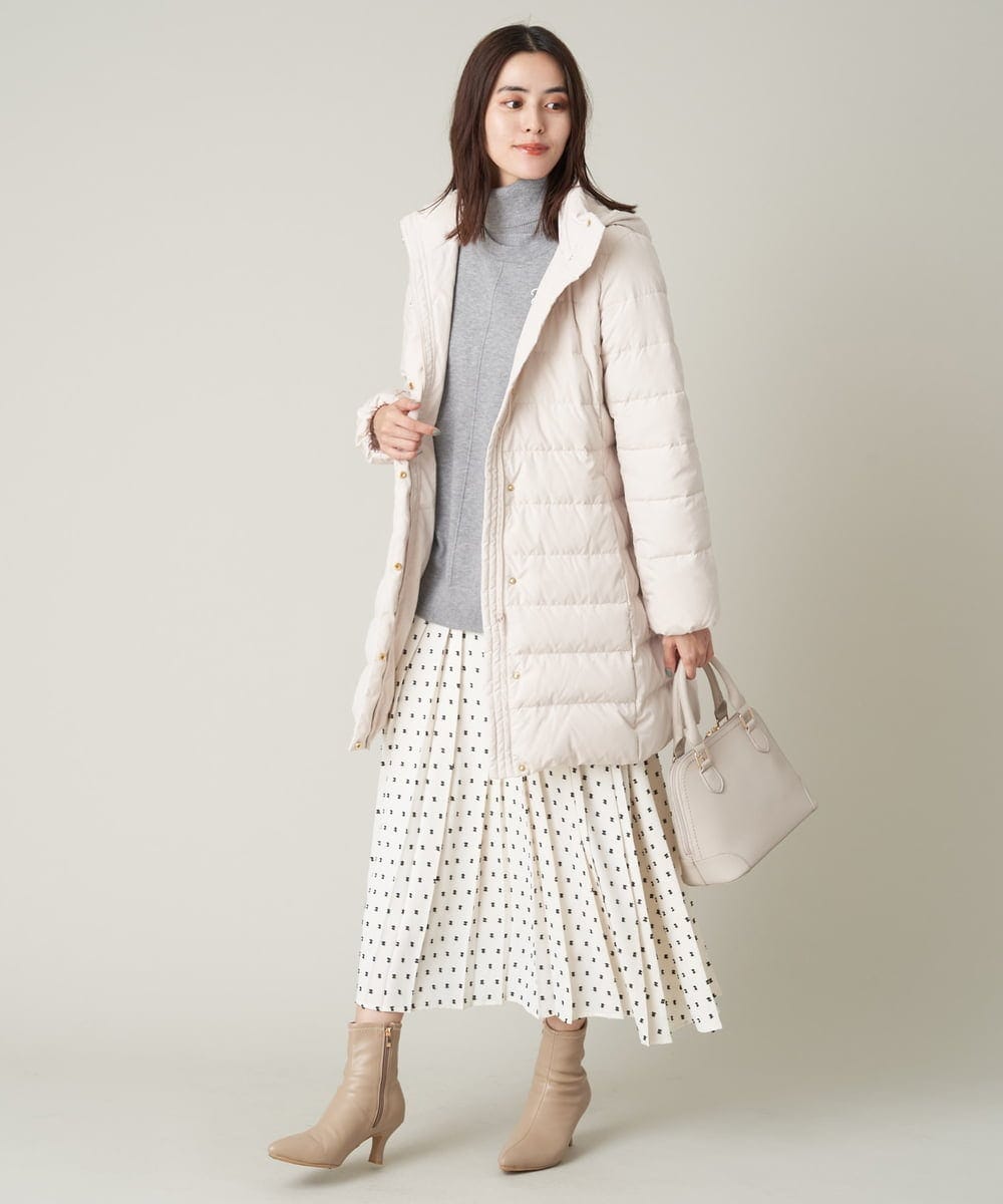 KS6AV21064 a.v.v(アー・ヴェ・ヴェ) ポインテッドトゥストレッチブーツ ベージュ