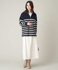 KS6AV21064 a.v.v(アー・ヴェ・ヴェ) ポインテッドトゥストレッチブーツ ベージュ