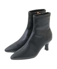 KS6AV21064 a.v.v(アー・ヴェ・ヴェ) ポインテッドトゥストレッチブーツ ベージュ