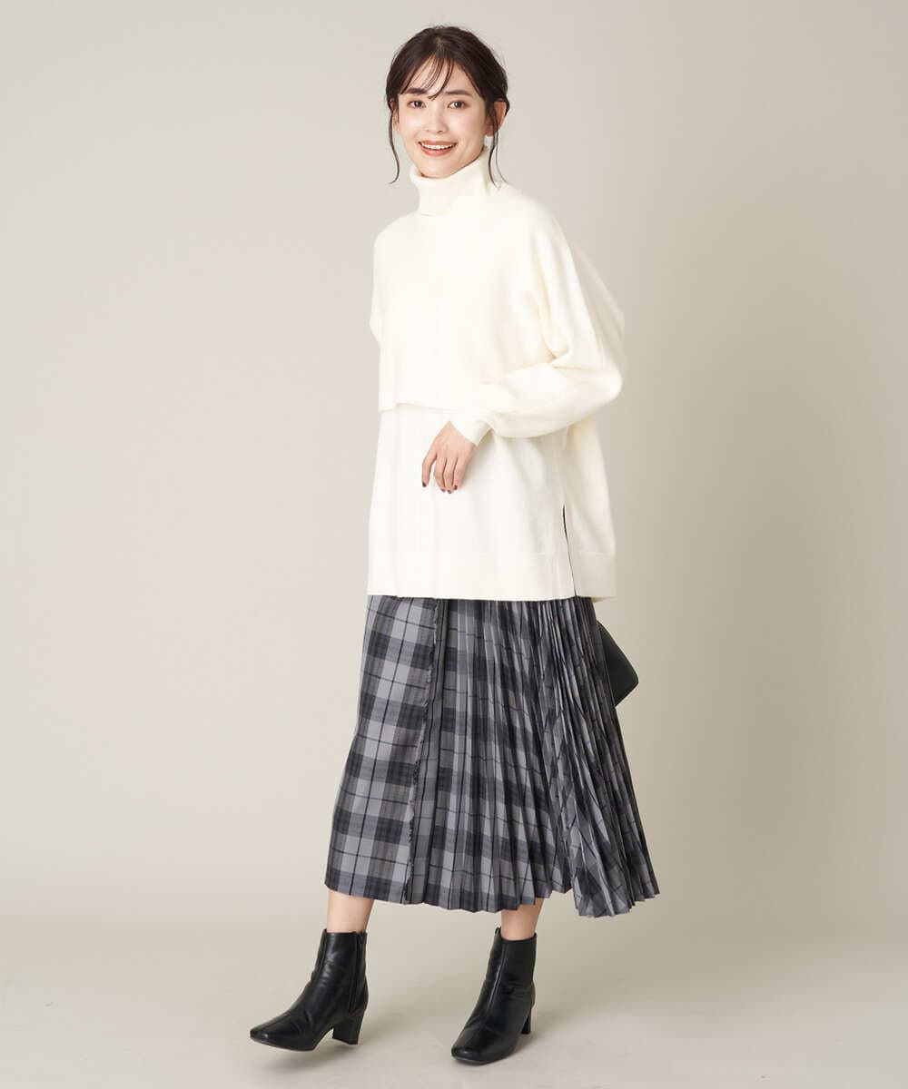 KS6AV30059 a.v.v(アー・ヴェ・ヴェ) センターシームショートブーツ ベージュ