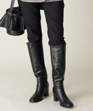 KS6AV31079 a.v.v(アー・ヴェ・ヴェ) バックストレッチロングブーツ ブラック