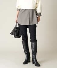 KS6AV31079 a.v.v(アー・ヴェ・ヴェ) バックストレッチロングブーツ ブラック