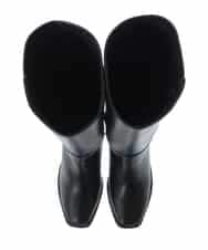 KS6AV31079 a.v.v(アー・ヴェ・ヴェ) バックストレッチロングブーツ ブラック