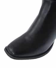 KS6AV31079 a.v.v(アー・ヴェ・ヴェ) バックストレッチロングブーツ ブラック