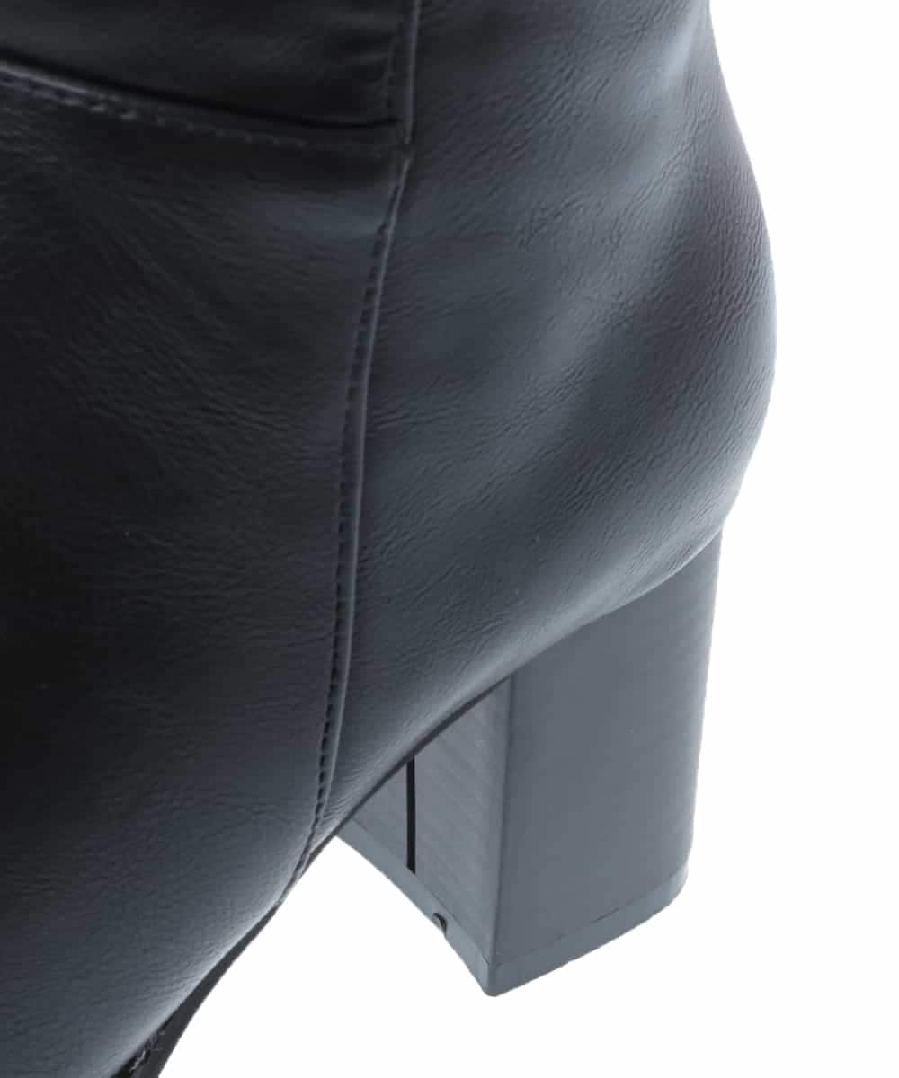 KS6AV31079 a.v.v(アー・ヴェ・ヴェ) バックストレッチロングブーツ ブラック