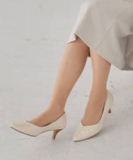 KS6CD01049 a.v.v(アー・ヴェ・ヴェ) 【5サイズ展開】ベーシックパンプス アイボリー
