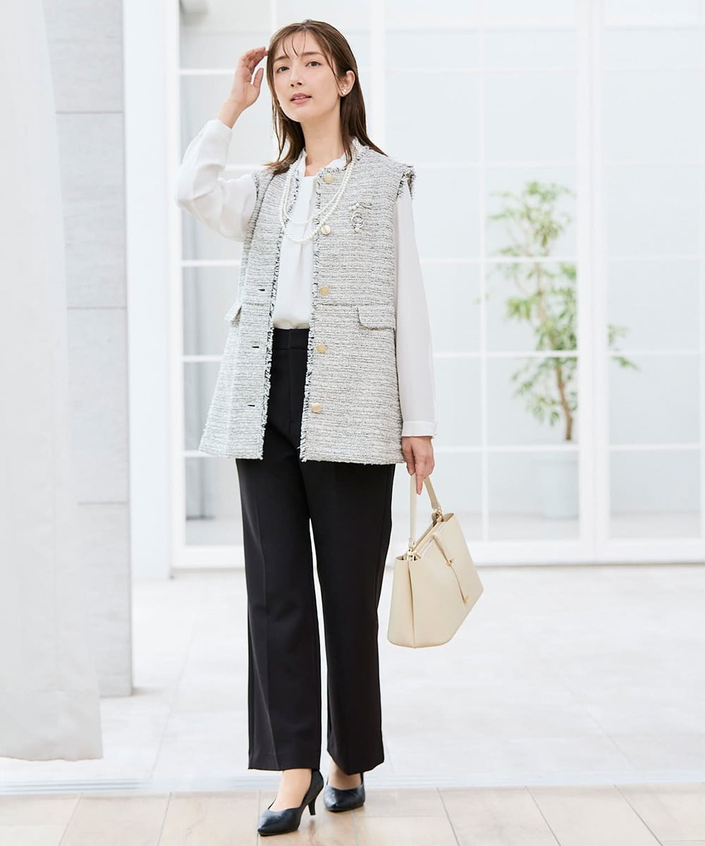 KS6CD01049 a.v.v(アー・ヴェ・ヴェ) 【5サイズ展開】ベーシックパンプス ブラック