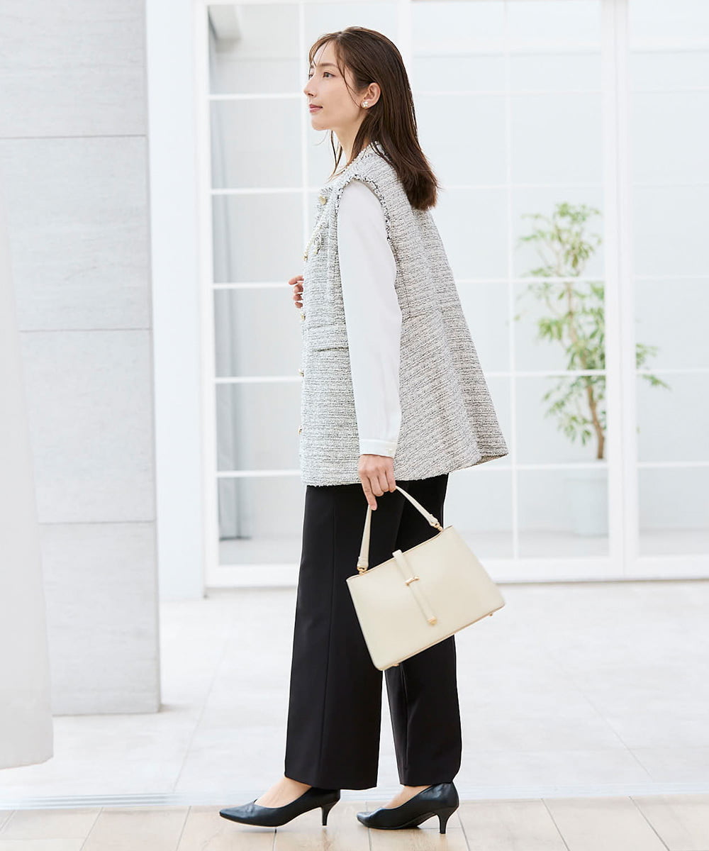 KS6CD01049 a.v.v(アー・ヴェ・ヴェ) 【5サイズ展開】ベーシックパンプス ブラック