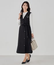 KS6CD01049 a.v.v(アー・ヴェ・ヴェ) 【5サイズ展開】ベーシックパンプス ブラック