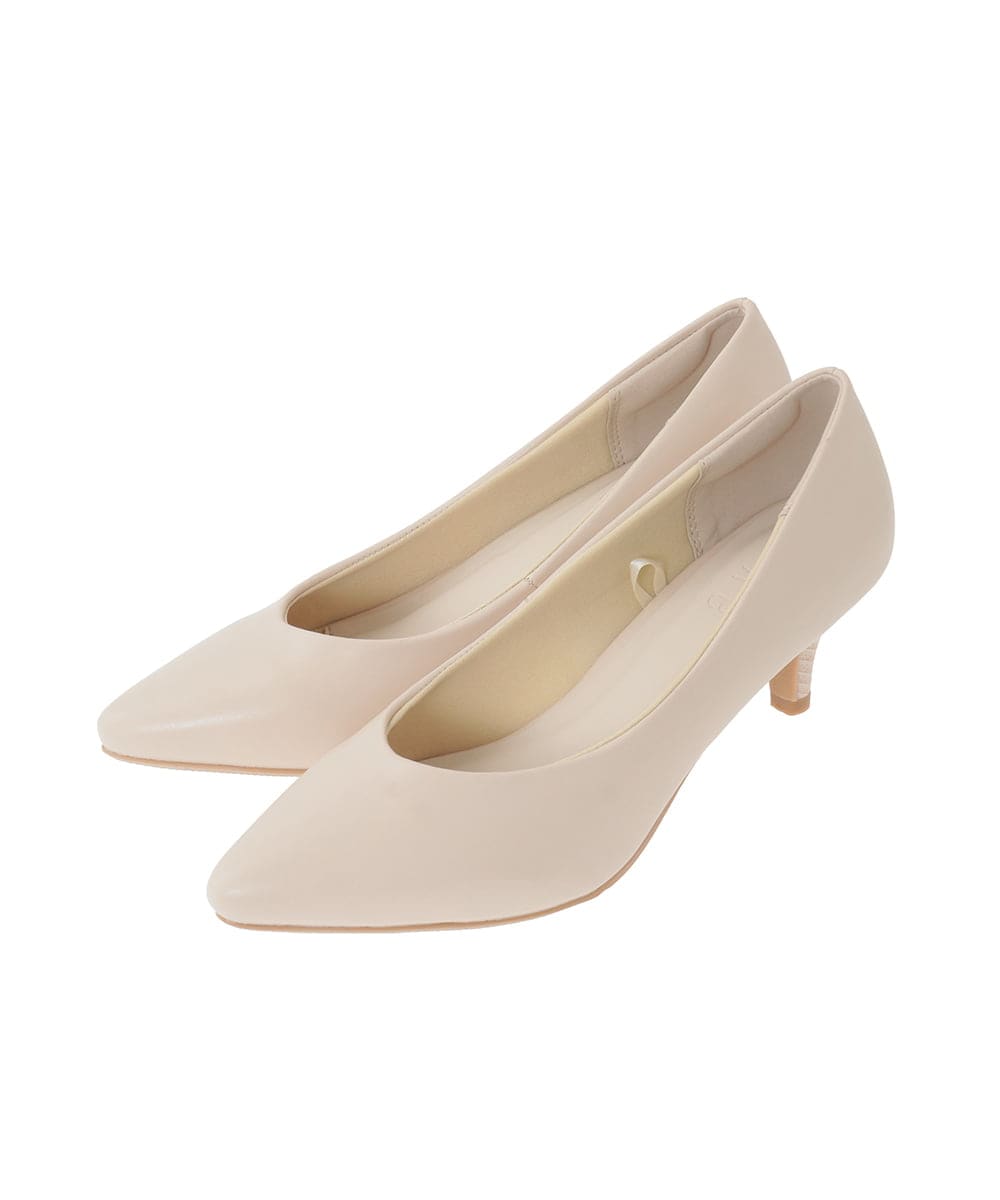 KS6CD01049 a.v.v(アー・ヴェ・ヴェ) 【5サイズ展開】ベーシックパンプス ブラック