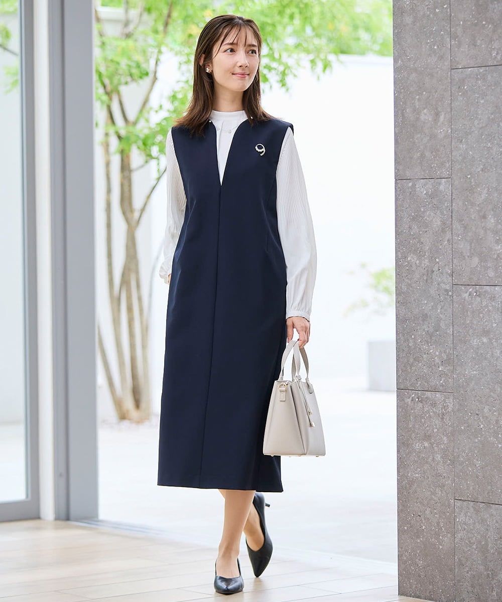 KS6CD01049 a.v.v(アー・ヴェ・ヴェ) 【5サイズ展開】ベーシックパンプス ブラック