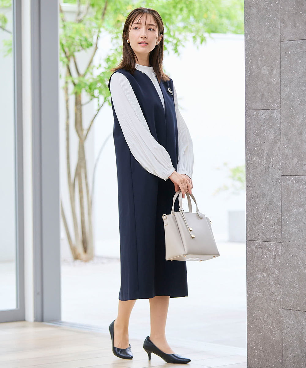 KS6CD01049 a.v.v(アー・ヴェ・ヴェ) 【5サイズ展開】ベーシックパンプス ブラック