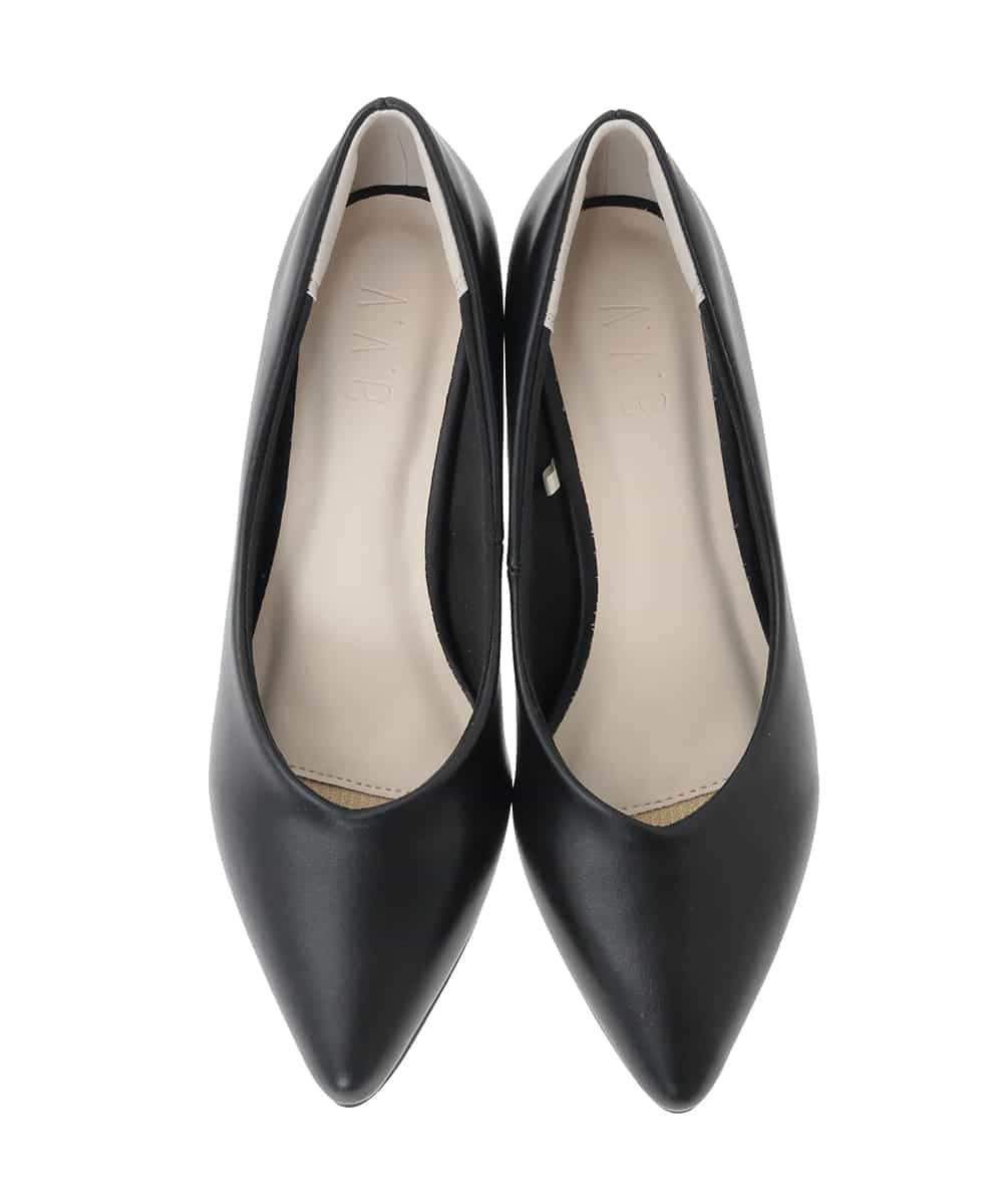 KS6CD01049 a.v.v(アー・ヴェ・ヴェ) 【5サイズ展開】ベーシックパンプス ブラック