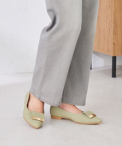 KS6GD02059 a.v.v バックル付きローカットパンプス