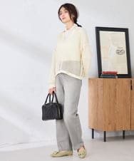 KS6GD02059 a.v.v(アー・ヴェ・ヴェ) バックル付きローカットパンプス アイボリー