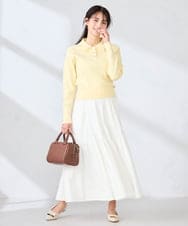 KS6GD02059 a.v.v(アー・ヴェ・ヴェ) バックル付きローカットパンプス アイボリー