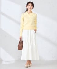 KS6GD02059 a.v.v(アー・ヴェ・ヴェ) バックル付きローカットパンプス アイボリー