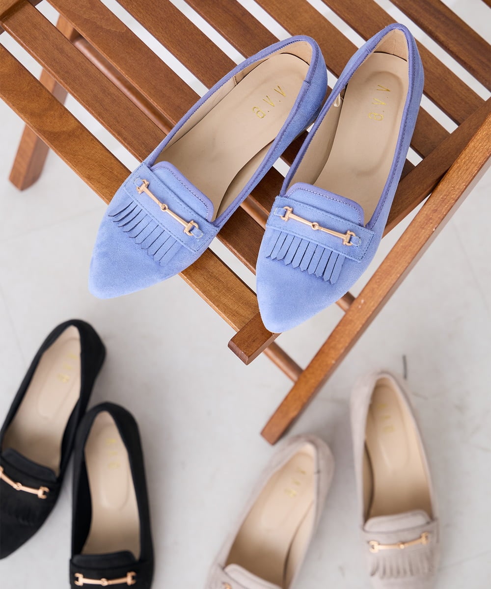 KS6GD03059 a.v.v(アー・ヴェ・ヴェ) ビットパンプス ライトブルー