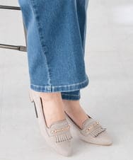 KS6GD03059 a.v.v(アー・ヴェ・ヴェ) ビットパンプス ライトグレー