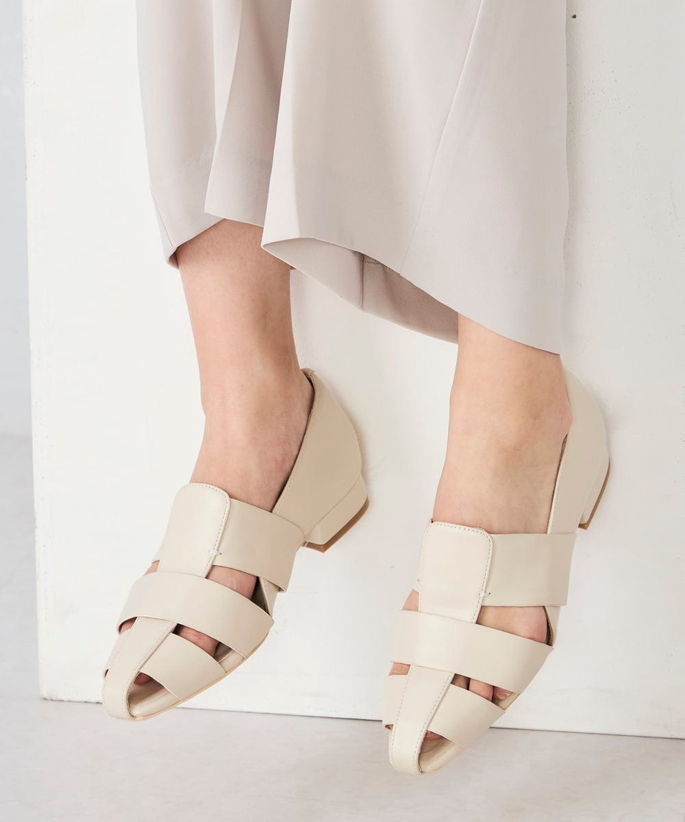 KS6GD04059 a.v.v(アー・ヴェ・ヴェ) 【雑誌InRed(宝島社)5月号掲載】グルカパンプス ブラック