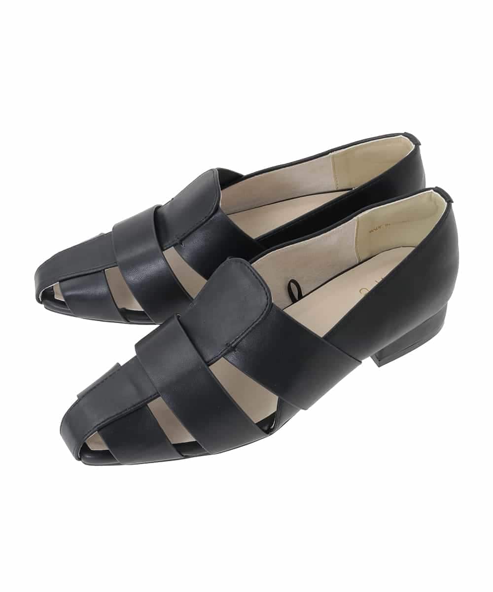 KS6GD04059 a.v.v(アー・ヴェ・ヴェ) 【雑誌InRed(宝島社)5月号掲載】グルカパンプス ブラック