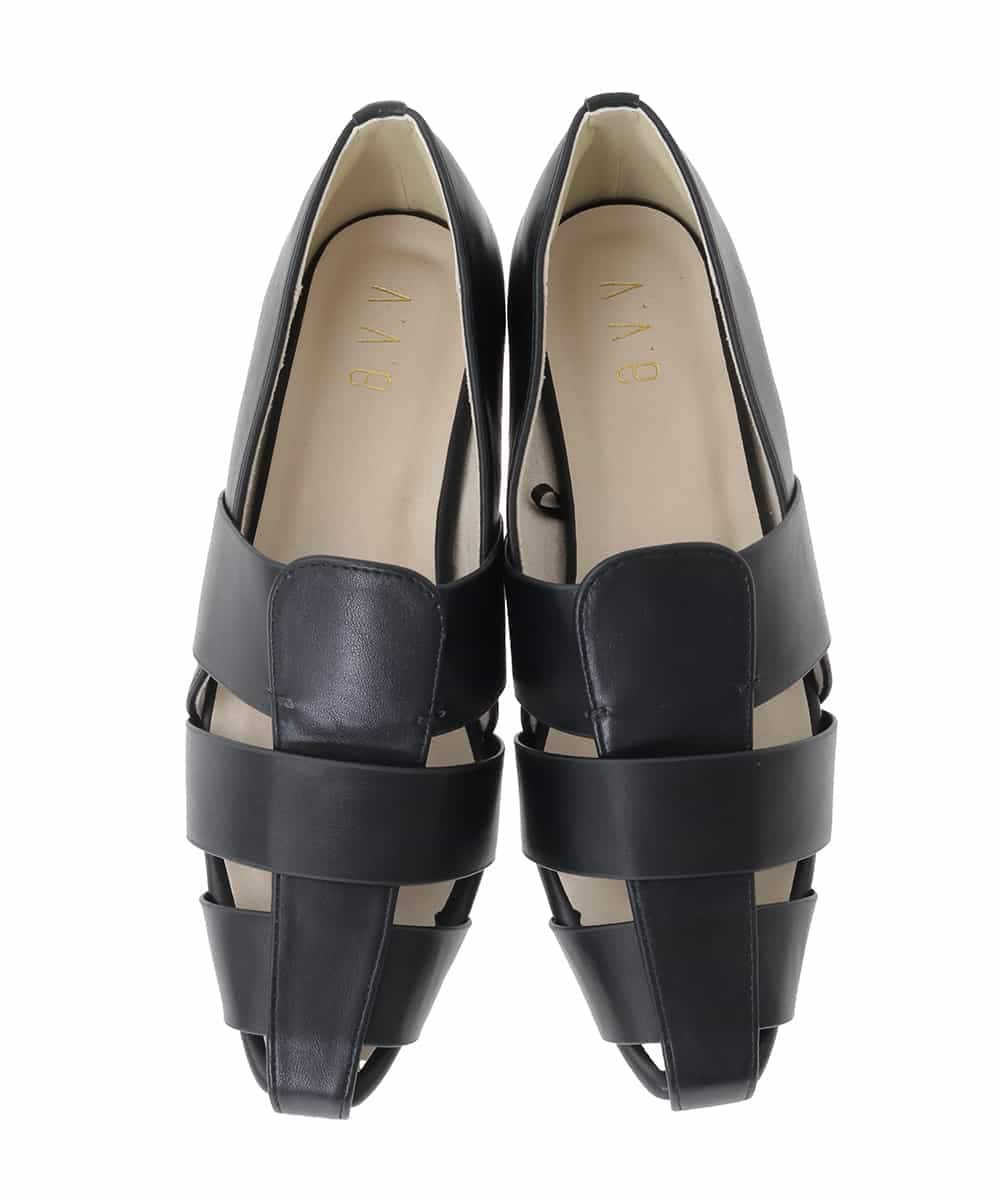 KS6GD04059 a.v.v(アー・ヴェ・ヴェ) 【雑誌InRed(宝島社)5月号掲載】グルカパンプス ブラック