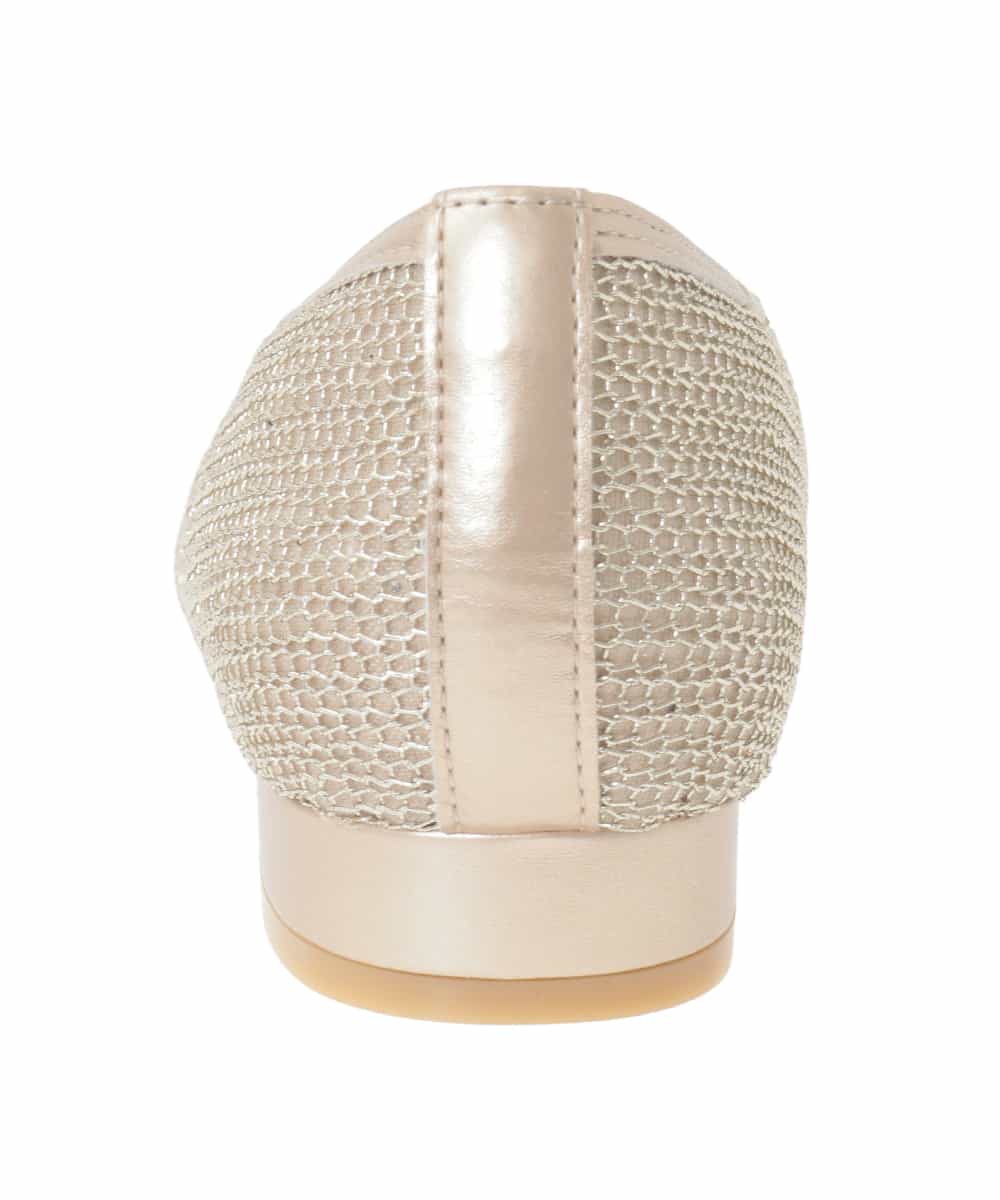 KS6GD05059 a.v.v(アー・ヴェ・ヴェ) メッシュパンプス ゴールド