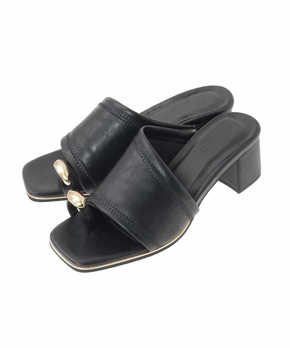 KS6GD06059 a.v.v(アー・ヴェ・ヴェ) トングサンダル ブラック